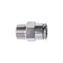 Metal Pu Fitting Straight 12mm X 3/8' M